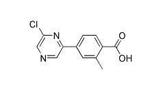 4-(6-chloropyrazin-2-yl)-2-methylbenzoic acid